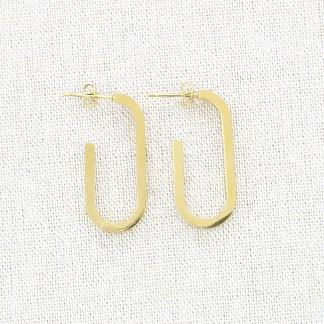 STEEL LINK EARRINGS