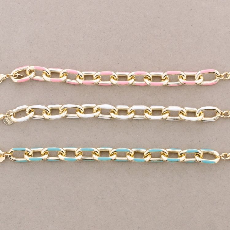 ENAMEL METAL LINKS BRACELET 2