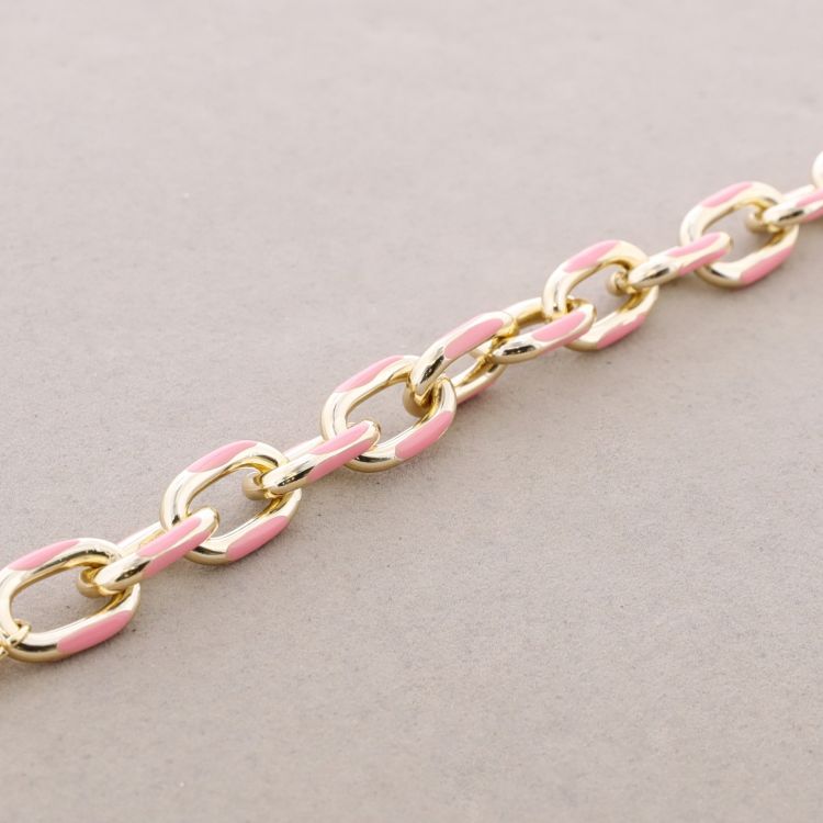 ENAMEL METAL LINKS BRACELET
