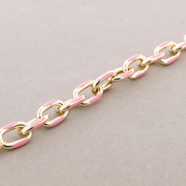 ENAMEL METAL LINKS BRACELET