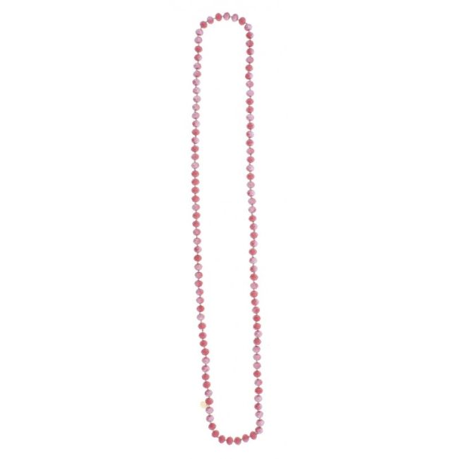 COLLAR LARGO CUENTAS FACETA1.1M*10MM