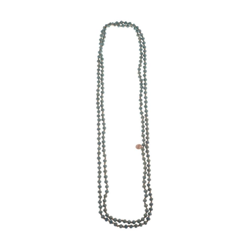 COLLAR LARGO CUENTAS FACETA1.5M*6MM