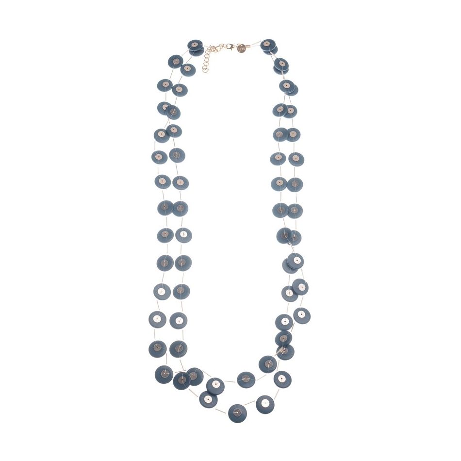LONG NECKLACE WITH RESIN SEQUINS