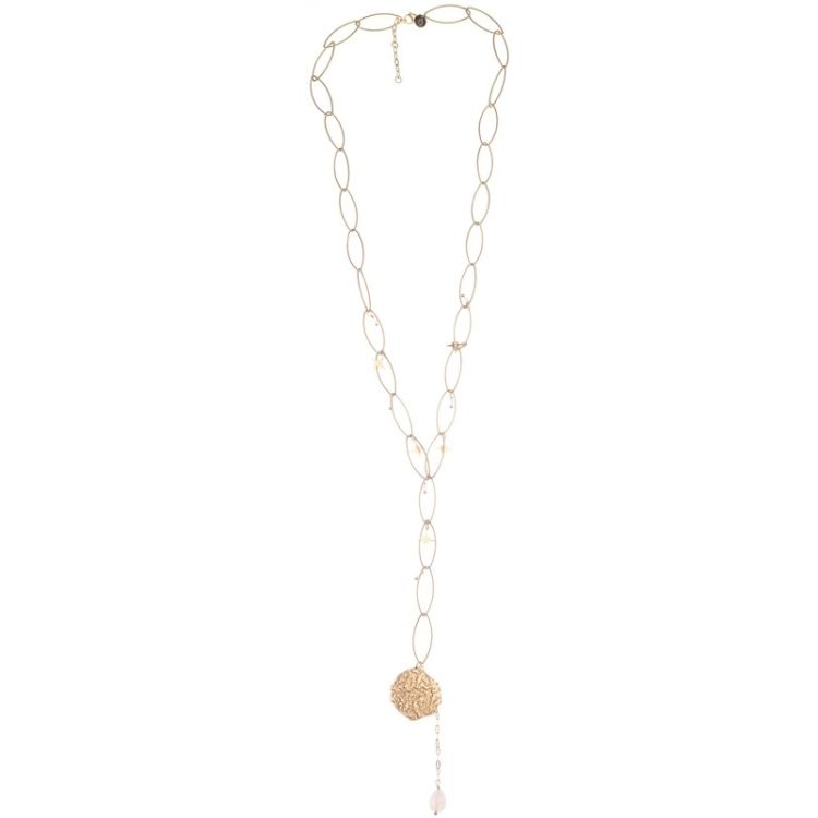 COLLAR ACERO COLGANTE MEDALLA