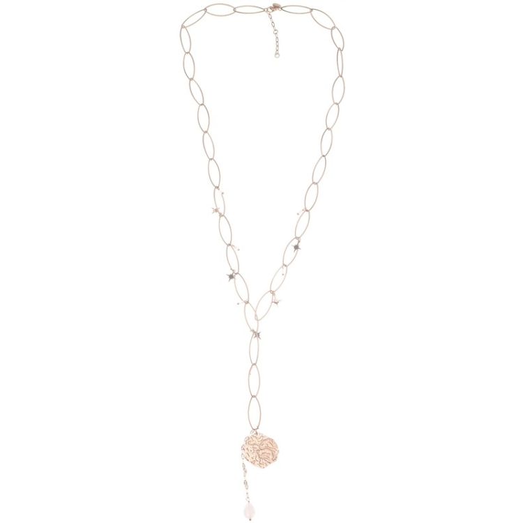 COLLAR ACERO COLGANTE MEDALLA 2