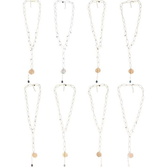 COLLAR ACERO COLGANTE MEDALLA