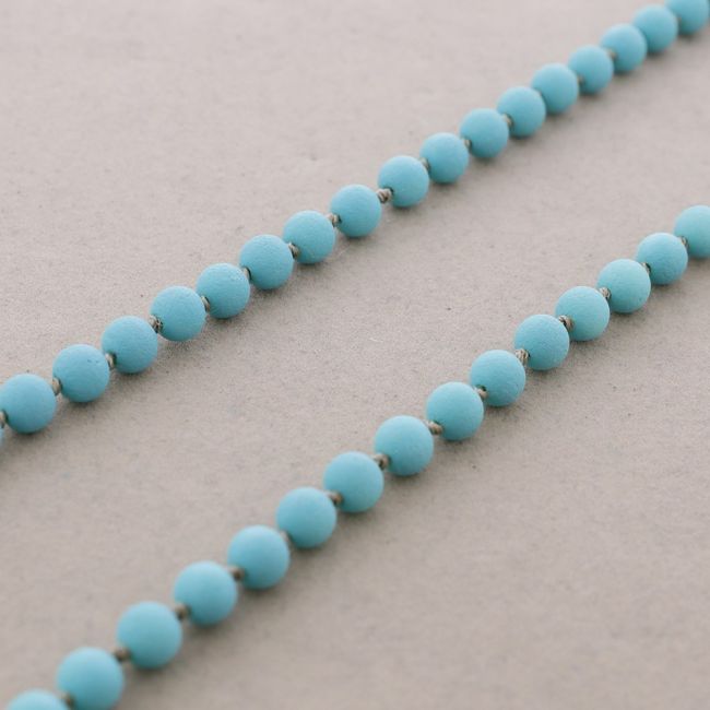 COLLAR LARGO BOLAS NUDOS 1.2M*8MM