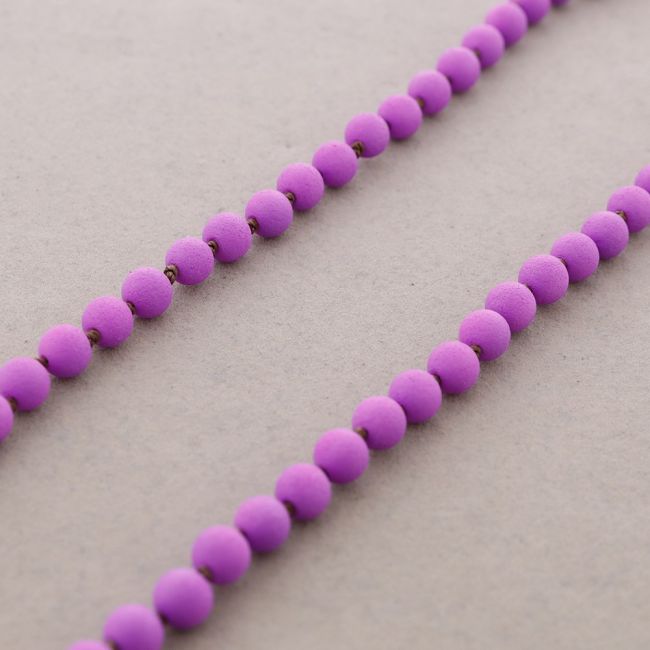 COLLAR LARGO BOLAS NUDOS 1.2M*8MM