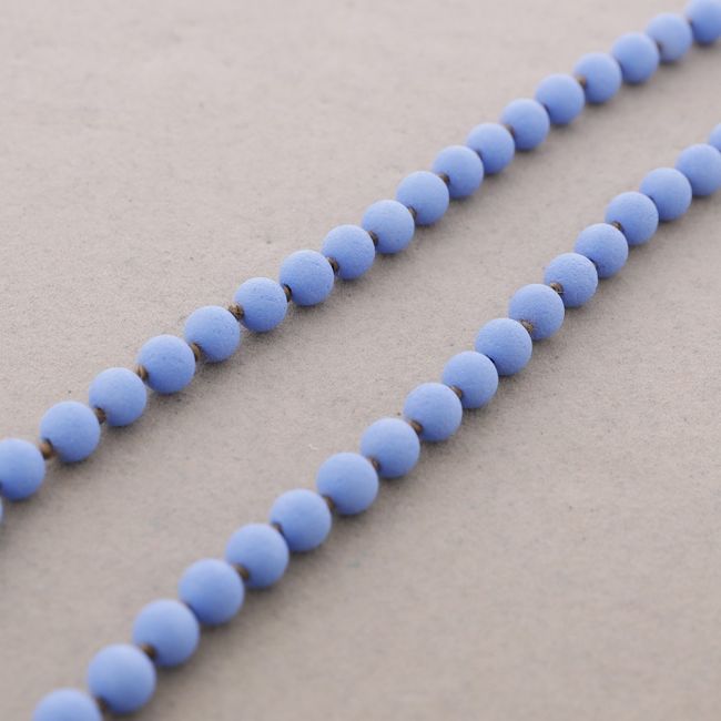 LONG NECKLACE BALL KNOTS 1.2M*8MM