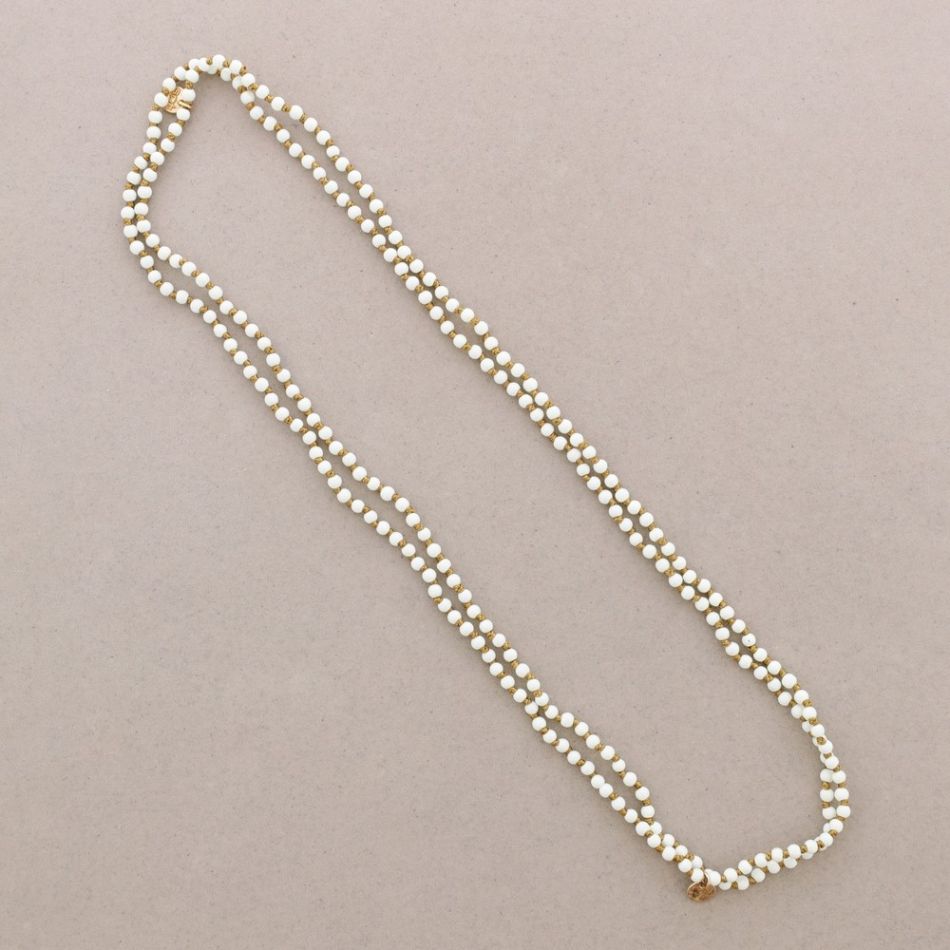 COLLAR LARGO BOLAS NUDOS 1.5M*4MM
