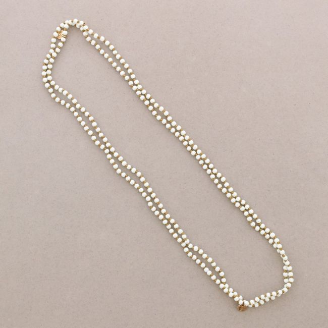 COLLAR LARGO BOLAS NUDOS 1.5M*4MM
