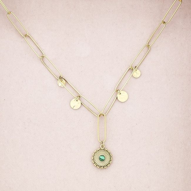 PENDANT STEEL SHORT NECKLACE