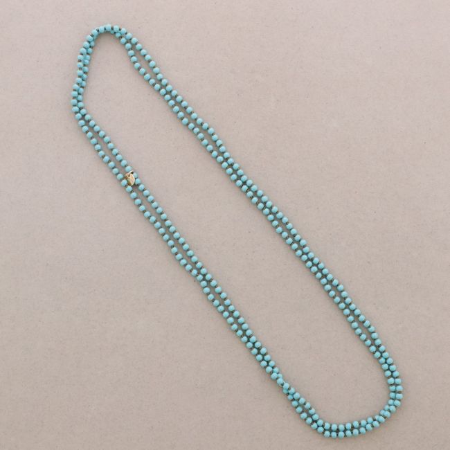 COLLAR LARGO BOLAS NUDOS 1.5M*4MM