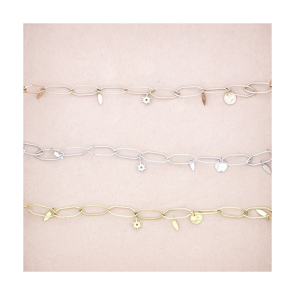 PENDANT STEEL SHORT NECKLACE