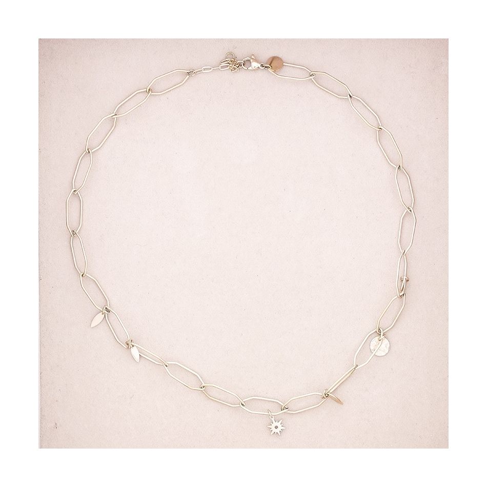 PENDANT STEEL SHORT NECKLACE