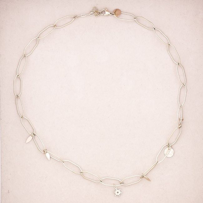 PENDANT STEEL SHORT NECKLACE