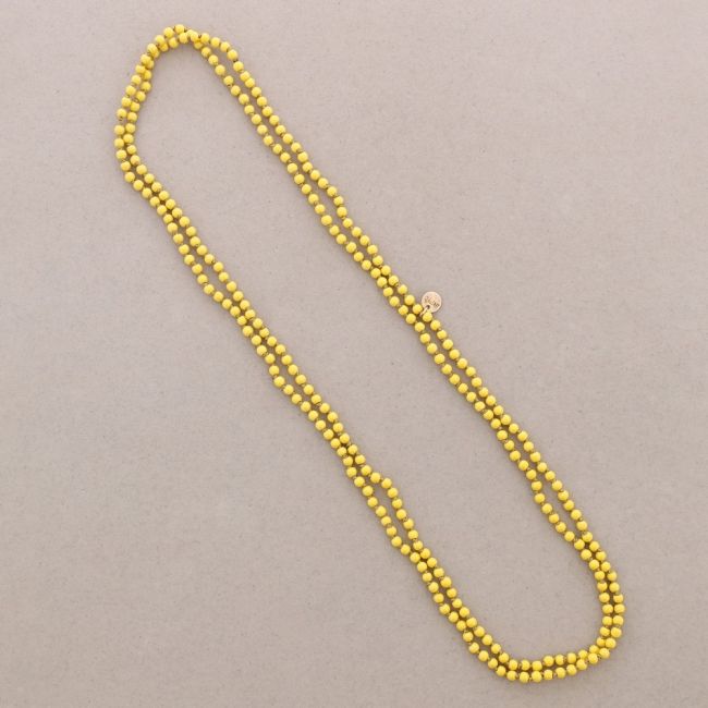 COLLAR LARGO BOLAS NUDOS 1.5M*4MM