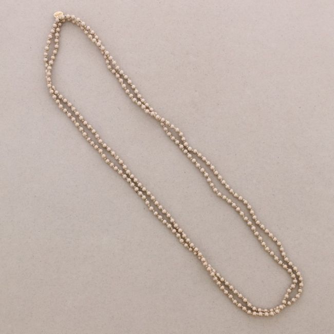 COLLAR LARGO BOLAS NUDOS 1.5M*4MM