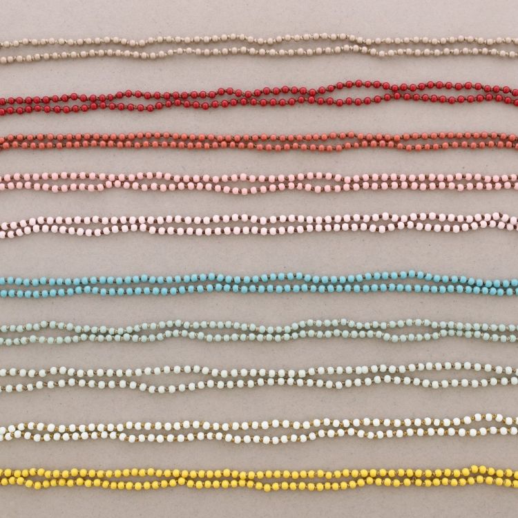 COLLAR LARGO BOLAS NUDOS 1.5M*4MM 2