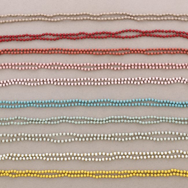 COLLAR LARGO BOLAS NUDOS 1.5M*4MM
