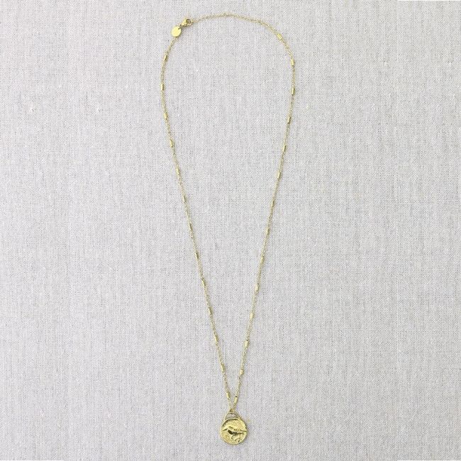 COLLAR ACERO COLGANTE MEDALLA