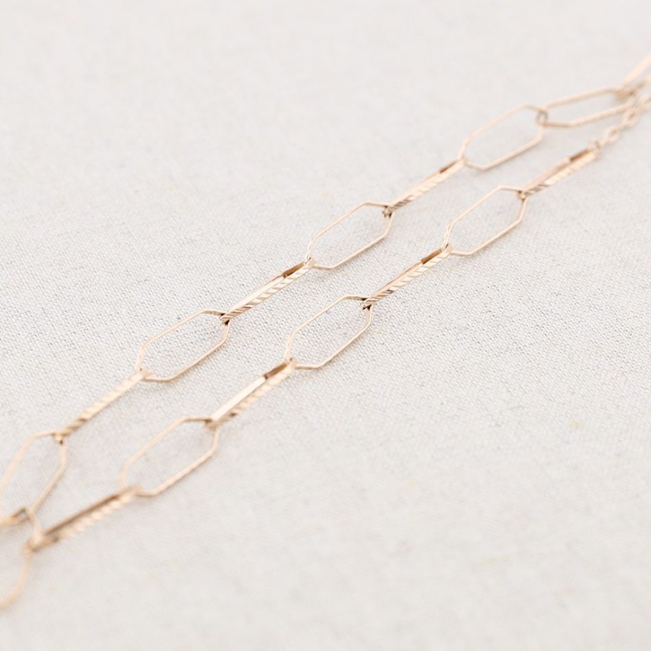 STEEL LINK SHORT NECKLACE