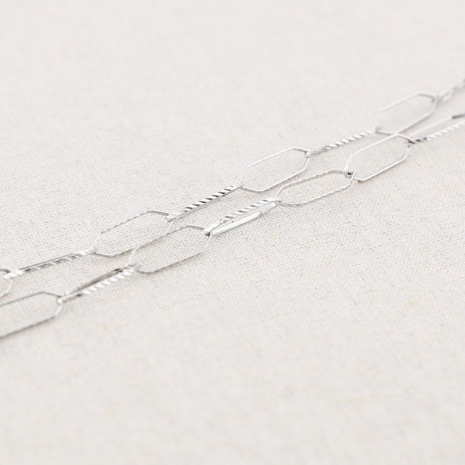 STEEL LINK SHORT NECKLACE