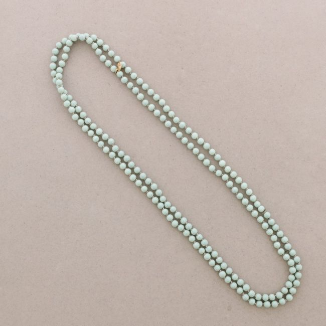 LONG NECKLACE BALLS KNOTS 1.5M*6MM