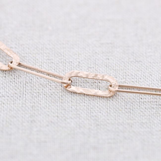 STEEL LINK SHORT NECKLACE