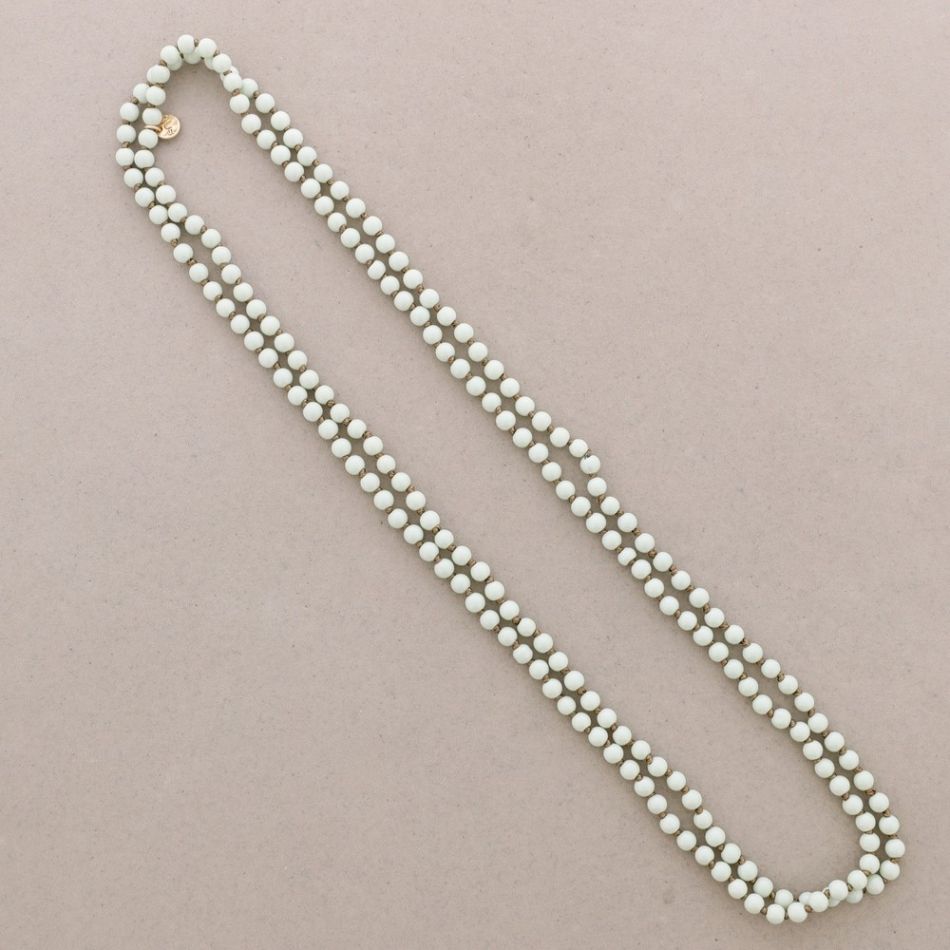 COLLAR LARGO BOLAS NUDOS 1.5M*6MM