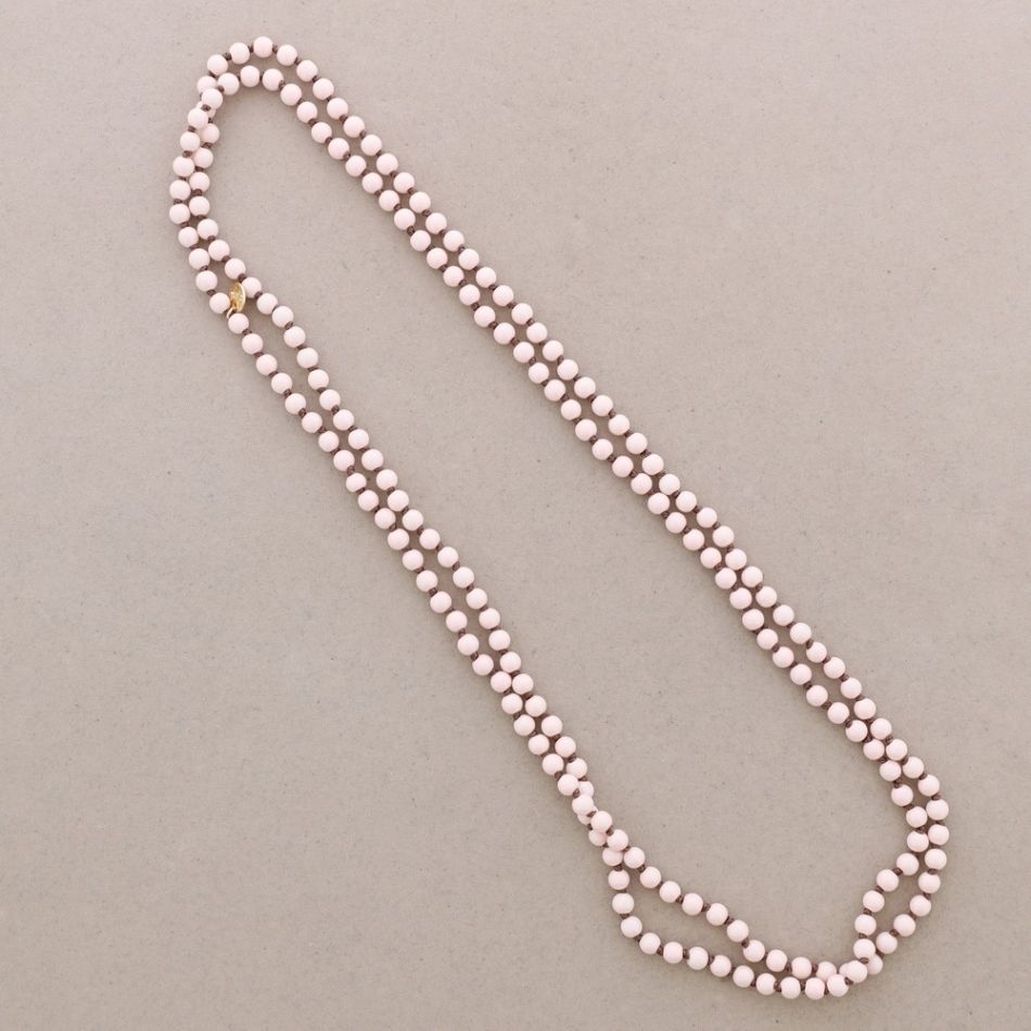 COLLAR LARGO BOLAS NUDOS 1.5M*6MM
