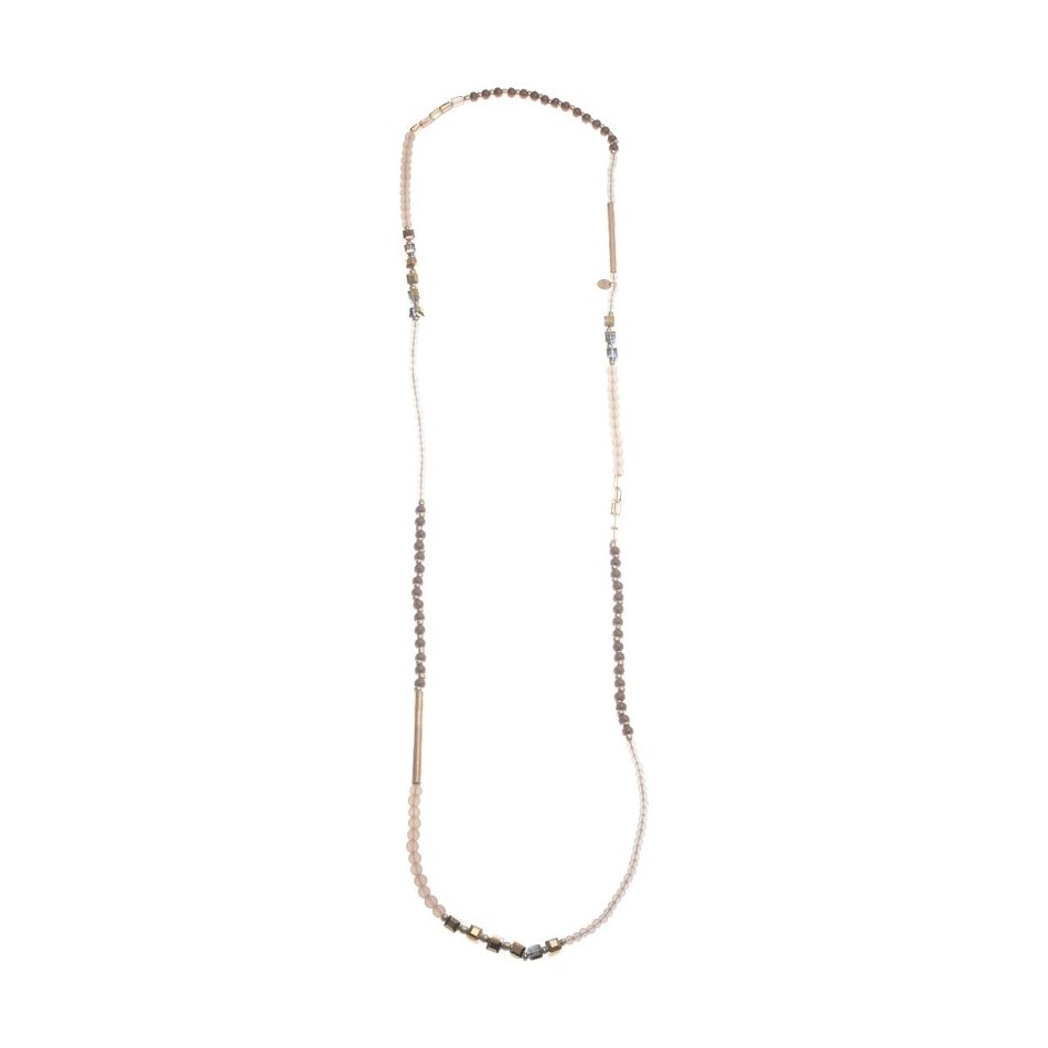 COLLAR LARGO BOLAS TUBOS METAL 1.2M