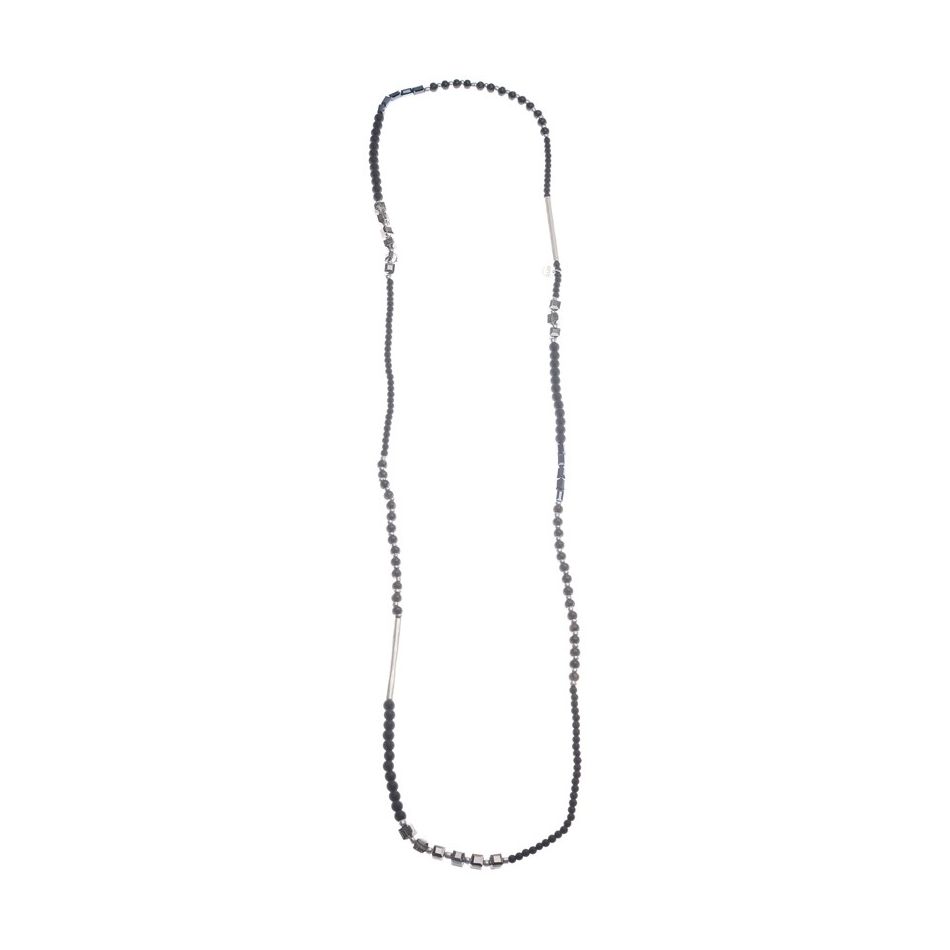COLLAR LARGO BOLAS TUBOS METAL 1.2M