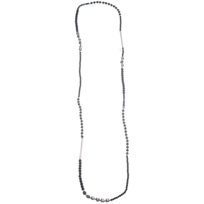 COLLAR LARGO BOLAS TUBOS METAL 1.2M