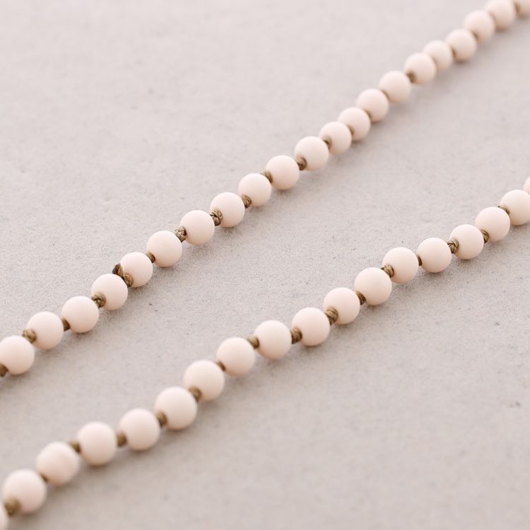 LONG NECKLACE BALLS KNOTS 1.5M*6MM