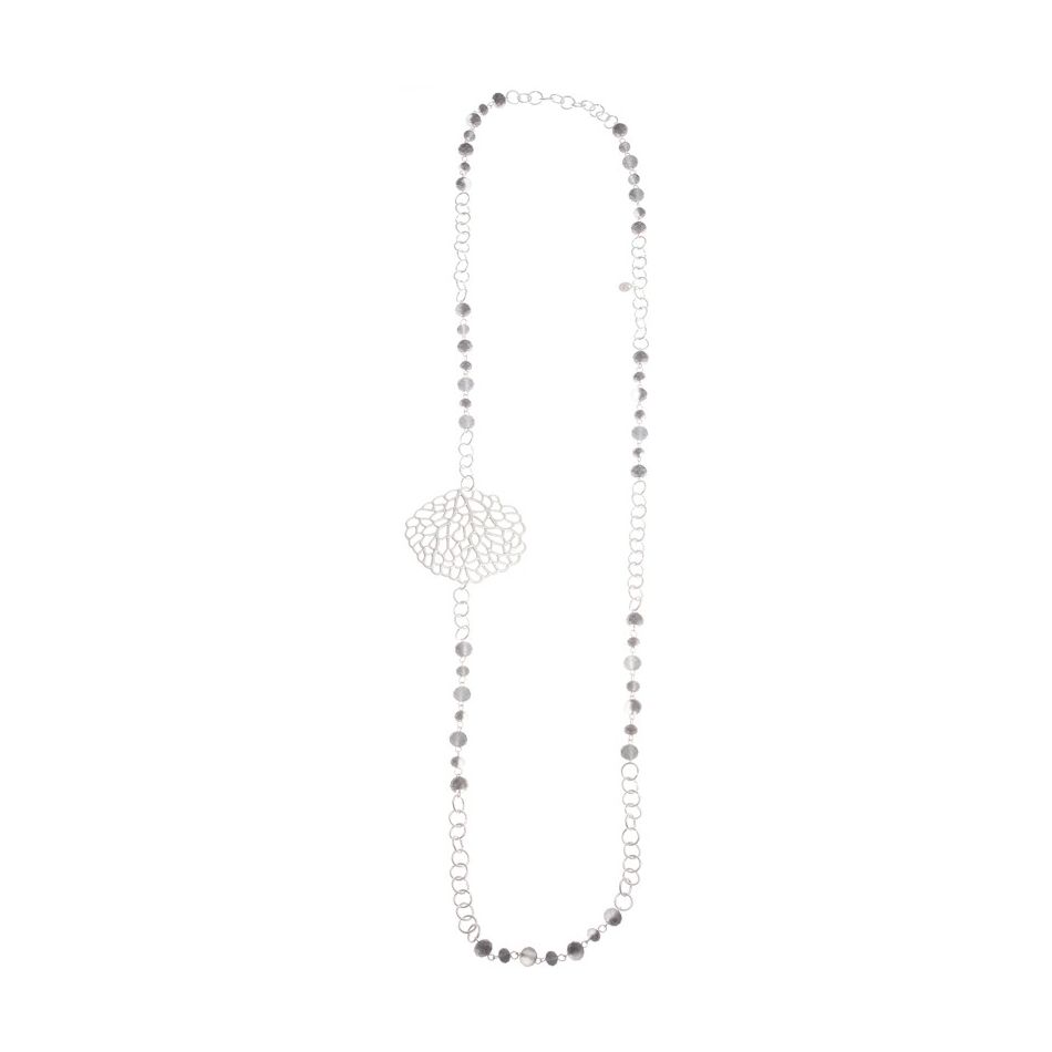 COLLAR LARGO CADENA CUENTAS CRISTALES