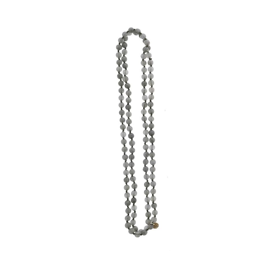 LONG STONE NECKLACE 1.2M*8MM