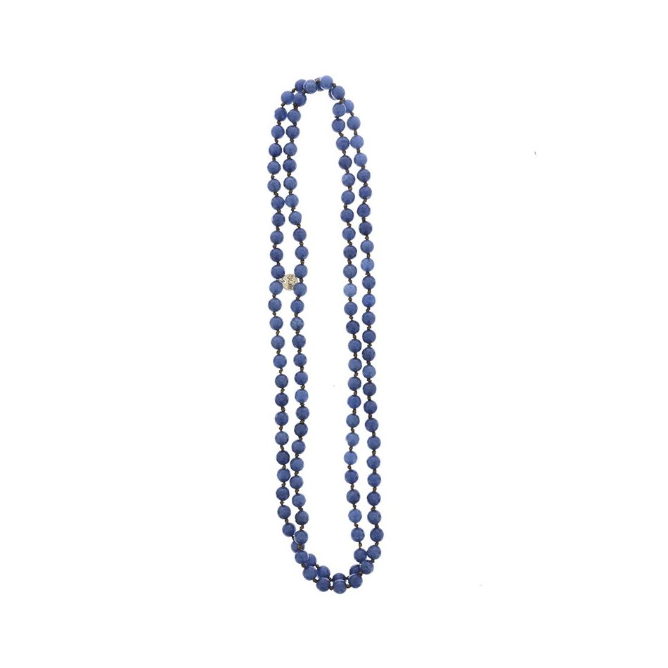 LONG STONE NECKLACE 1.2M*8MM