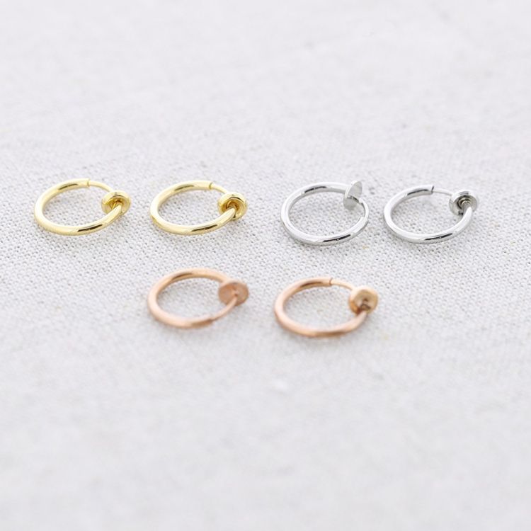 PENDIENTES ACERO EARCUFF ARO 2