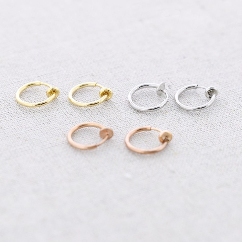 PENDIENTES ACERO EARCUFF ARO