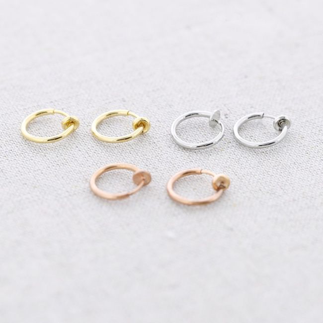 PENDIENTES ACERO EARCUFF ARO