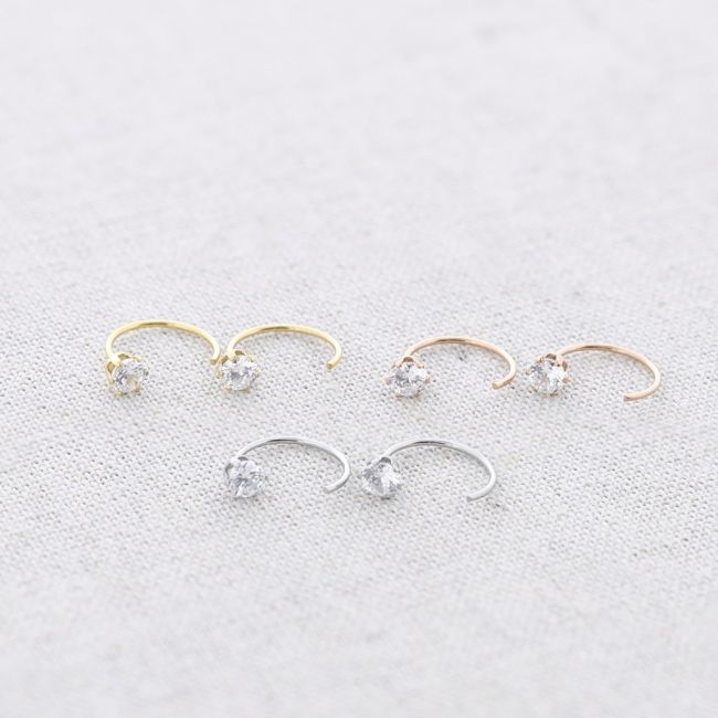 PENDIENTES ACERO ARO CIRCONITA