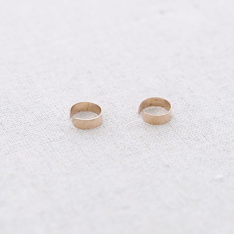 PENDIENTES ACERO EARCUFF LISO PLANO