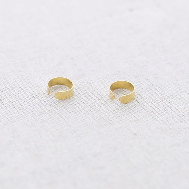 PENDIENTES ACERO EARCUFF LISO PLANO