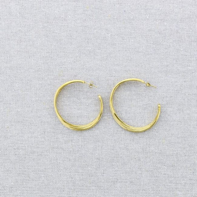 OPEN STEEL EARRINGS
