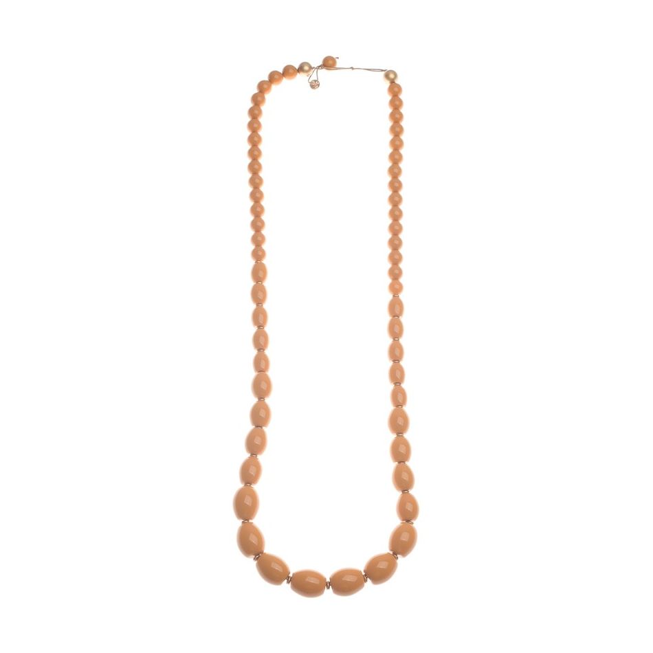 LONG NECKLACE WITH RESIN BEADS