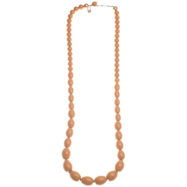 COLLAR LARGO CUENTAS RESINA