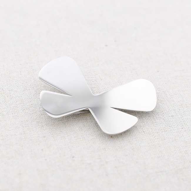 STEEL BUTTERFLY BROOCH