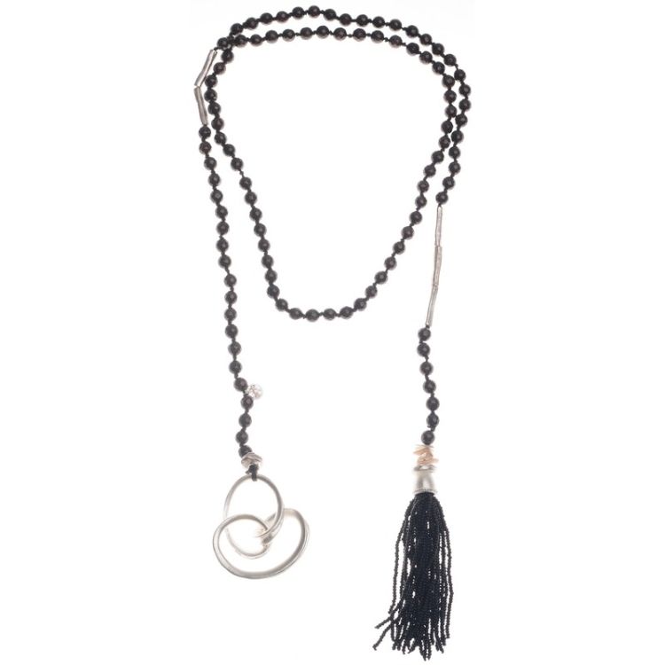 COLLAR LARGO PIEDRAS COLGANTE FLECO 2
