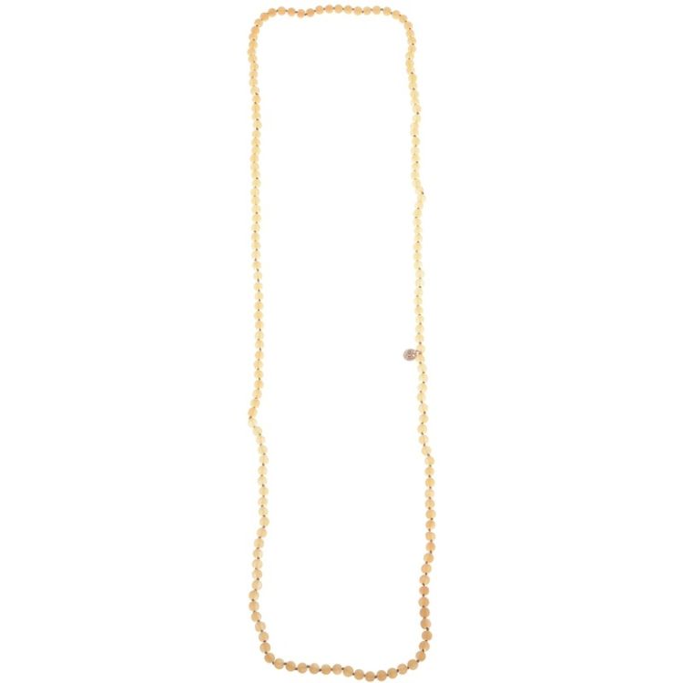 LONG FACETED CRYSTAL NECKLACE 1.2M*6MM 2